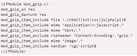 gzip minification technique