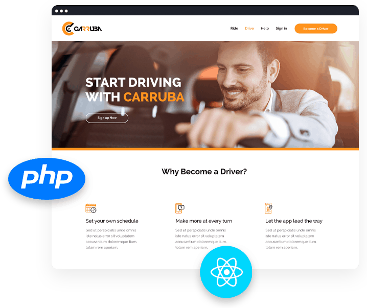 Carruba Web App Interface